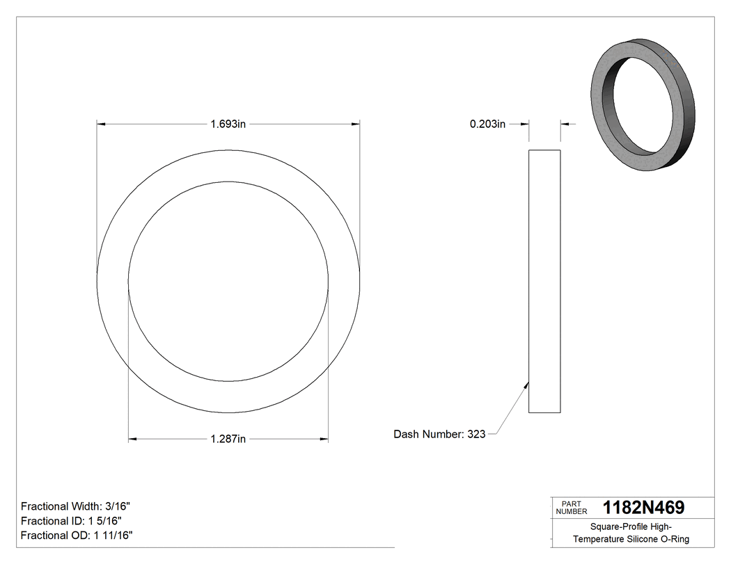 Technical drawing - 1182N469